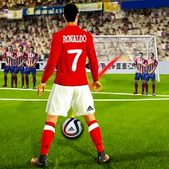 Скачать взломанную Soccer Kick Football Champion  [МОД Unlimited Money] - стабильная версия apk на Андроид