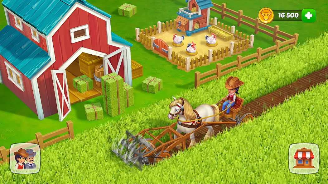 Wild West: Farm Town Build (Уайлд Вест)  [МОД Mega Pack] Screenshot 3