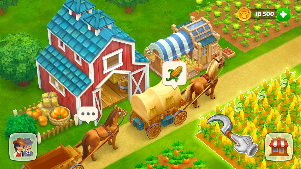 Wild West: Farm Town Build (Уайлд Вест)  [МОД Mega Pack] Screenshot 5