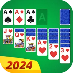 Взлом Solitaire, Klondike Card Games  [МОД Mega Pack] - последняя версия apk на Андроид