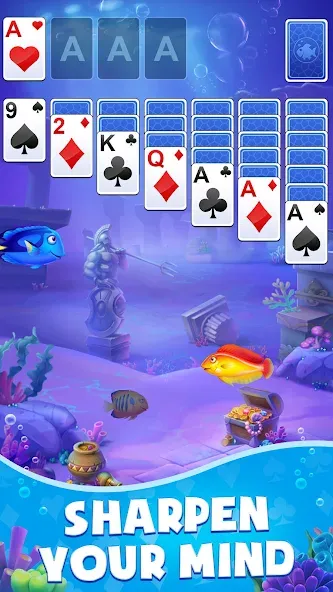 Solitaire: Fish Master (Солитер)  [МОД Mega Pack] Screenshot 2