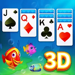 Скачать взлом Solitaire 3D Fish  [МОД Бесконечные деньги] - стабильная версия apk на Андроид