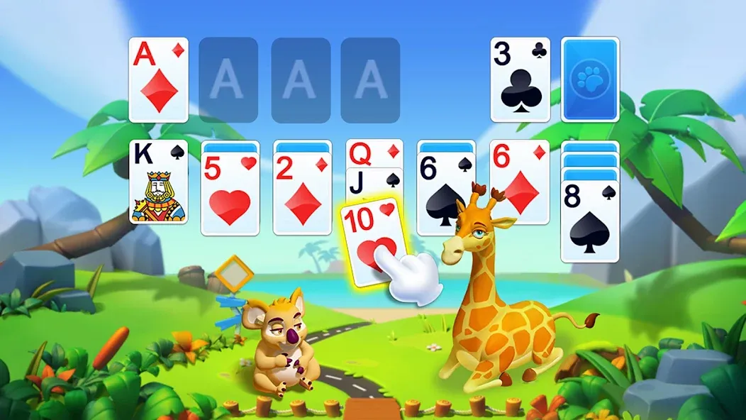 Solitaire - Wild Park  [МОД Mega Pack] Screenshot 2