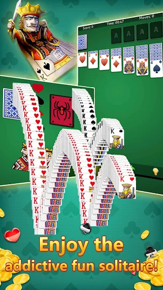 klondike solitaire :card shark  [МОД Mega Pack] Screenshot 3