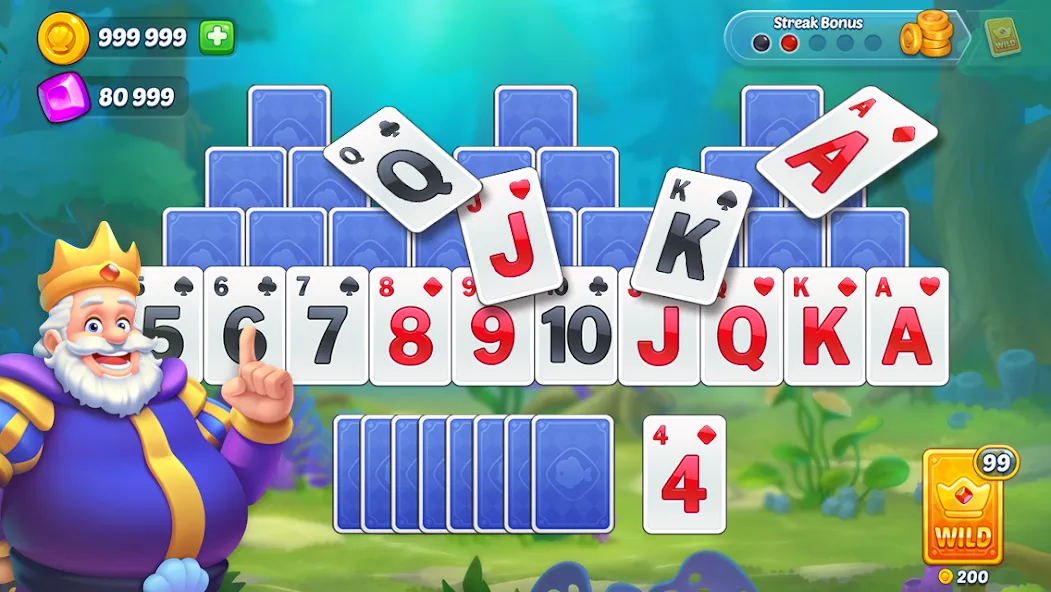 Solitaire TriPeaks Fish (Солитер ТриПикс Рыбка)  [МОД Unlimited Money] Screenshot 1