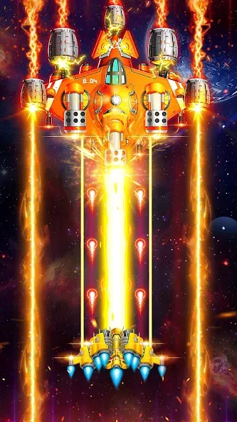 Space Shooter: Galaxy Attack (Спейс шутер)  [МОД Mega Pack] Screenshot 1