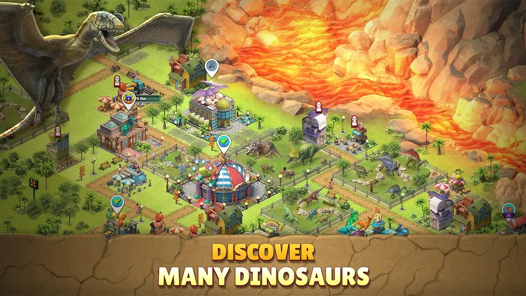 Jurassic Dinosaur: Dino Game (Динозавры юрского периода)  [МОД Много денег] Screenshot 4