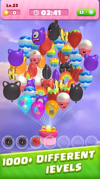 Bubble Burst：Match 3D  [МОД Много монет] Screenshot 1