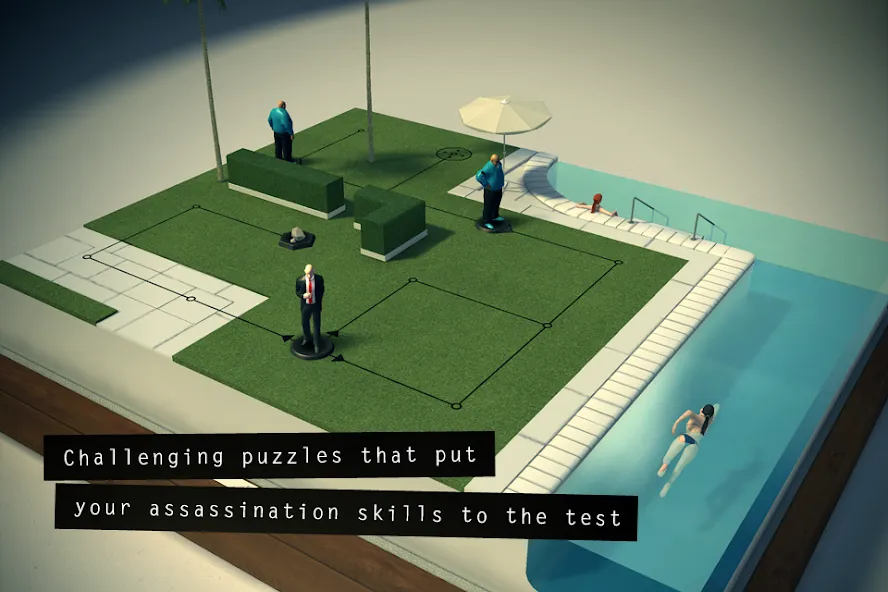 Hitman GO (Хитман ГО)  [МОД Бесконечные монеты] Screenshot 2