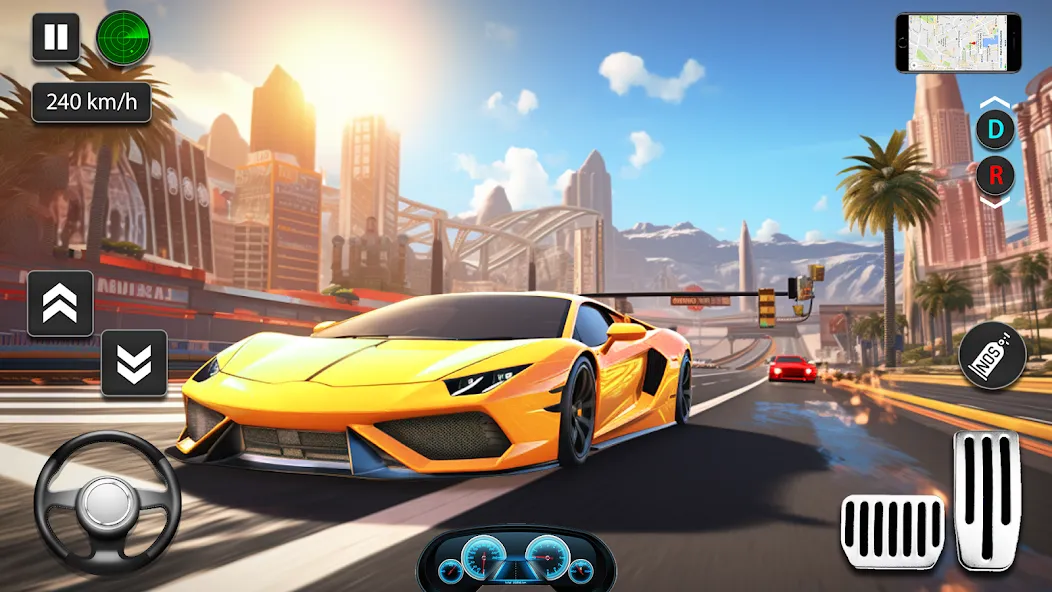 GT Car Stunt : Ramp Car Stunts (ДжиТи Кар Стант)  [МОД Бесконечные деньги] Screenshot 1