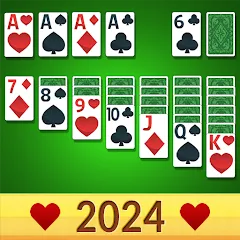 Взломанная Solitaire Classic - 2024 (Солитер Классик)  [МОД Много денег] - стабильная версия apk на Андроид