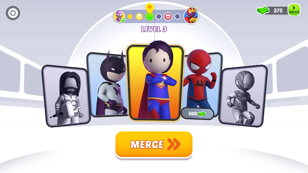 Stick Hero: Comic Superhero (Стик Хиро)  [МОД Бесконечные монеты] Screenshot 1