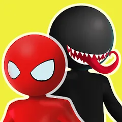 Скачать взломанную Stick Hero: Comic Superhero (Стик Хиро)  [МОД Бесконечные монеты] - последняя версия apk на Андроид