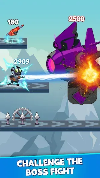 Stick Shooter: Battle Game (Стик Шутер)  [МОД Бесконечные монеты] Screenshot 3