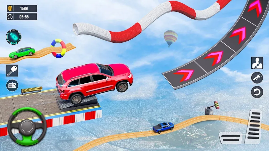 Car Stunt Games : Car Games 3D (Кар Стант Геймс)  [МОД Бесконечные монеты] Screenshot 4