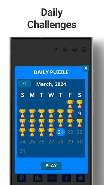 Sudoku Levels: Daily Puzzles  [МОД Бесконечные деньги] Screenshot 2