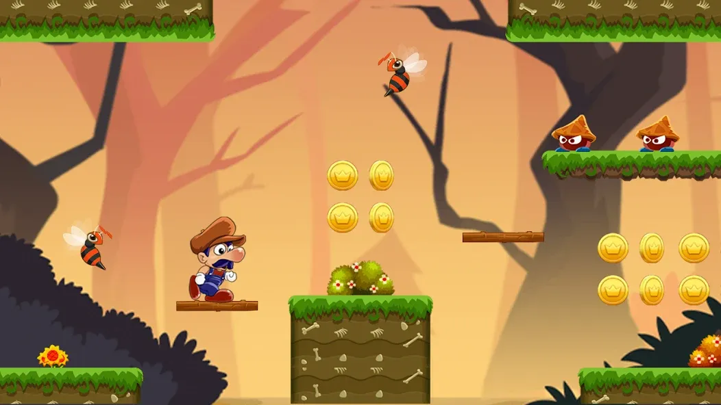 Super Bino Go:Adventure Jungle (Супер Бино Го)  [МОД Много монет] Screenshot 3