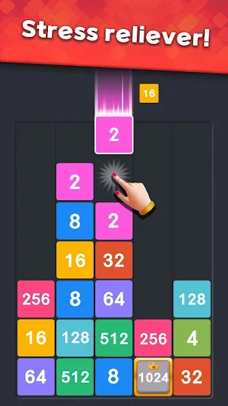 Drop Merge : Number Puzzle (Дроп Мердж)  [МОД Много денег] Screenshot 2