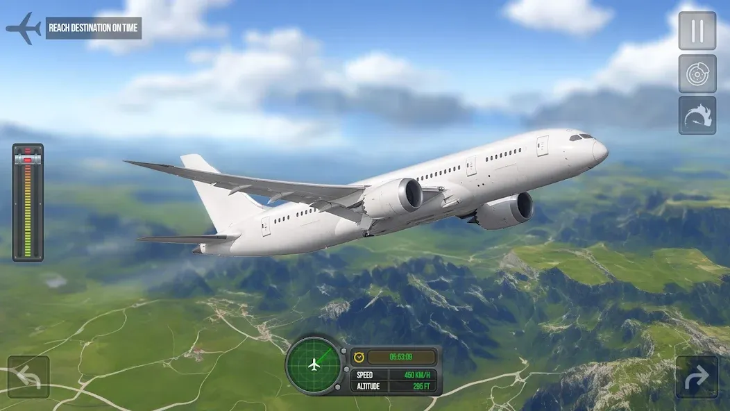 Flight Simulator - Plane Games  [МОД Unlocked] Screenshot 2