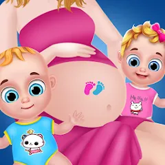 Скачать взломанную Mom Babysitting Game  [МОД Много монет] - последняя версия apk на Андроид