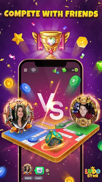 Ludo STAR: Online Dice Game (Лудо СТАР)  [МОД Много денег] Screenshot 2