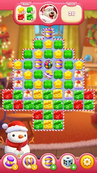 Sweet Candy Match: Puzzle Game (Свит Кэнди Матч)  [МОД Бесконечные деньги] Screenshot 1