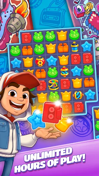 Subway Surfers Match (Сабвей Серферс Матч)  [МОД Mega Pack] Screenshot 5