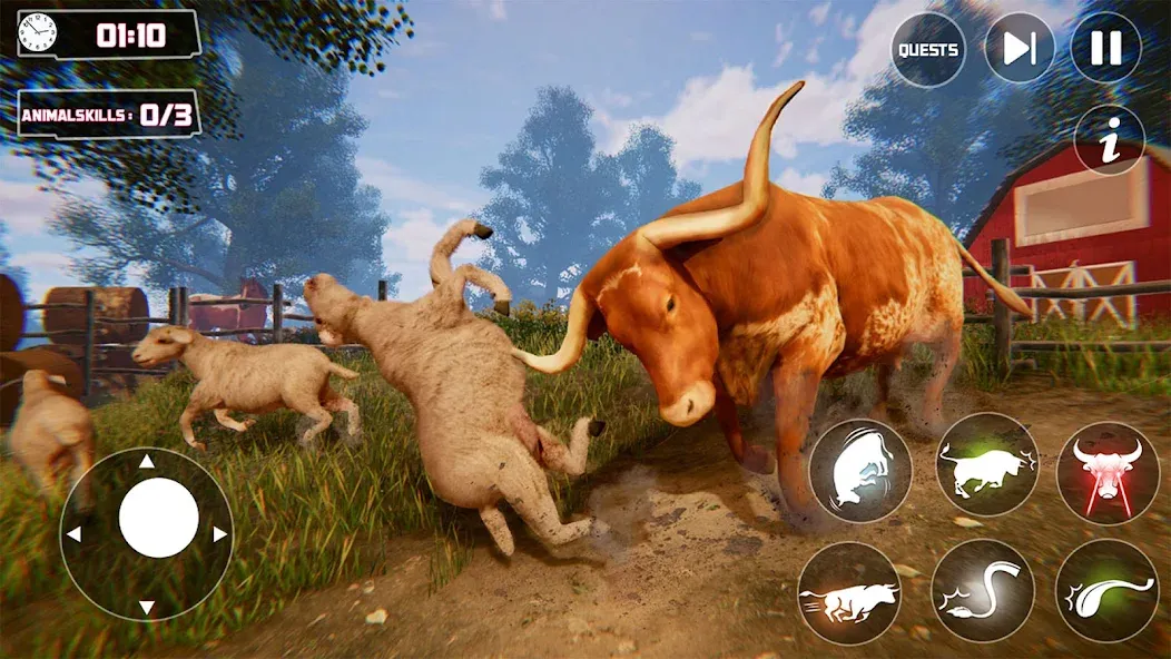 Scary Cow Simulator Rampage (Скари)  [МОД Unlimited Money] Screenshot 1