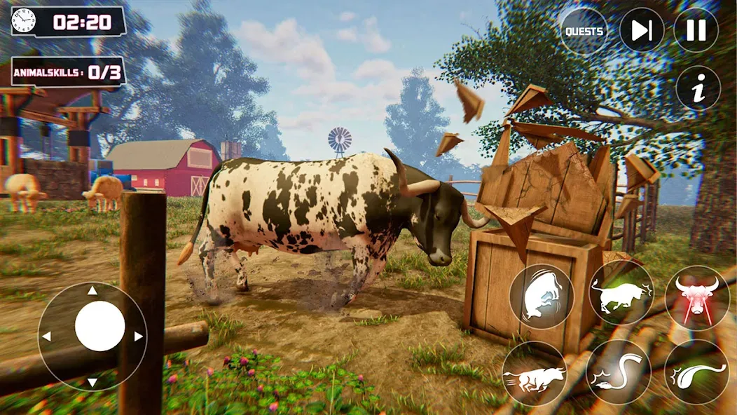 Scary Cow Simulator Rampage (Скари)  [МОД Unlimited Money] Screenshot 2