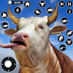 Скачать взлом Scary Cow Simulator Rampage (Скари)  [МОД Unlimited Money] - последняя версия apk на Андроид