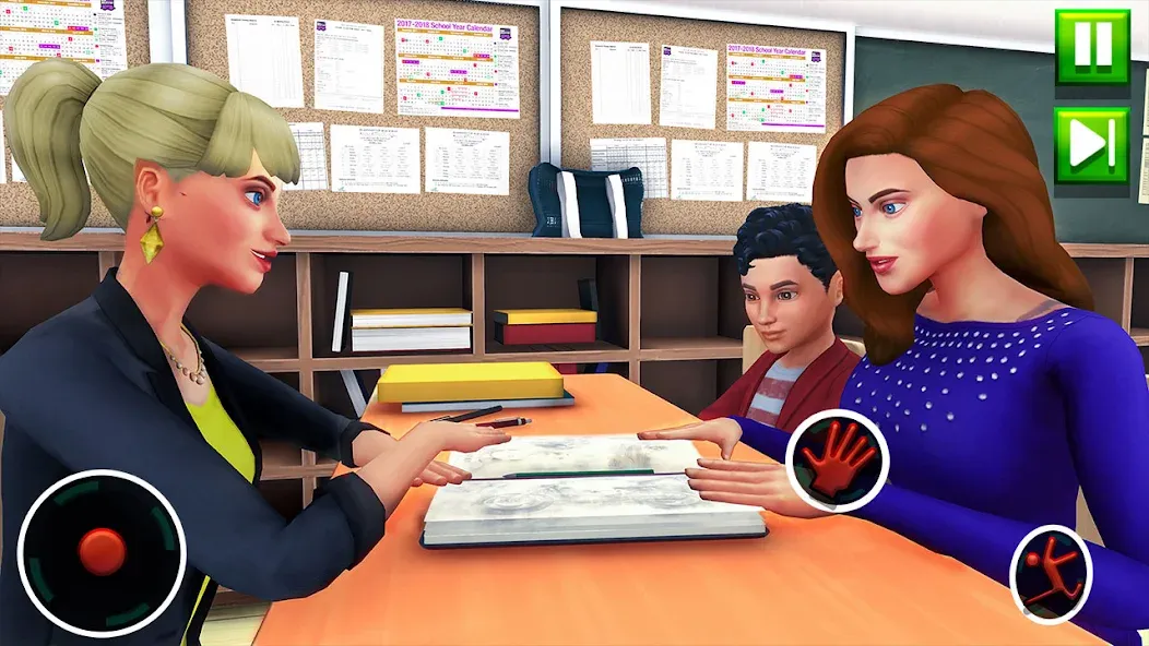 High School Teacher Sim Games  [МОД Menu] Screenshot 3