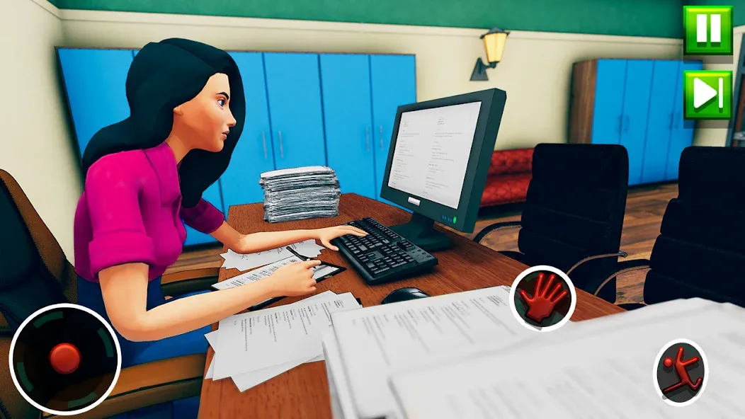 High School Teacher Sim Games  [МОД Menu] Screenshot 5