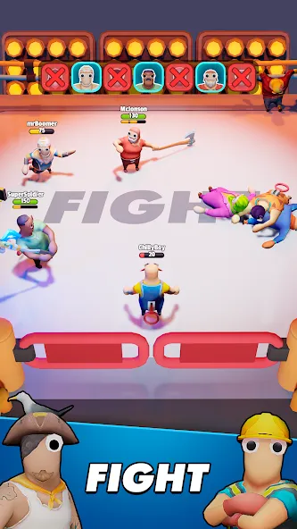 Gang Battle Party: Animals 3D  [МОД Бесконечные деньги] Screenshot 4