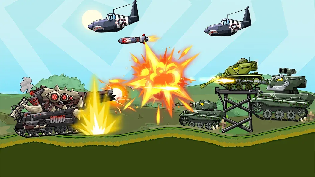 Tank Arena Steel Battle (Танковая Арена Стальное Сражение)  [МОД Много монет] Screenshot 4