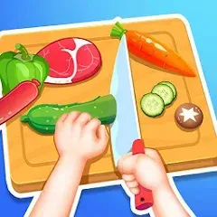 Скачать взломанную Happy Kitchen World  [МОД Бесконечные монеты] - стабильная версия apk на Андроид