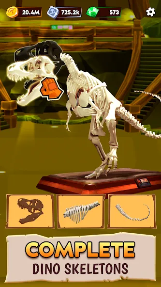 Dino Quest 2: Dinosaur Fossil (Дино Квест 2)  [МОД Бесконечные монеты] Screenshot 3