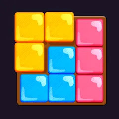 Скачать взломанную Block King - Brain Puzzle Game (Блок Кинг)  [МОД Unlocked] - последняя версия apk на Андроид