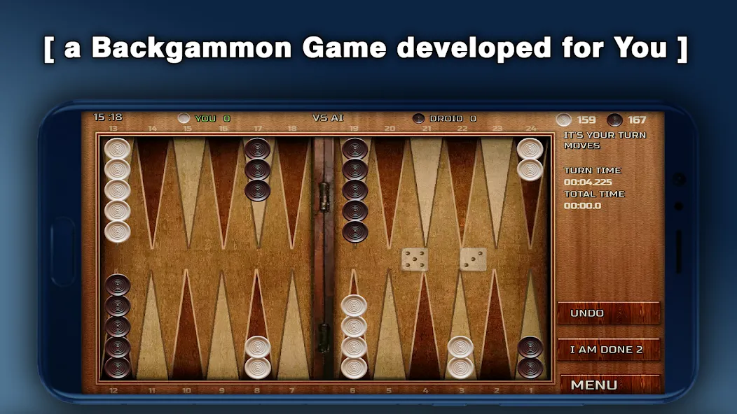 Backgammon - 18 Board Games  [МОД Много монет] Screenshot 1