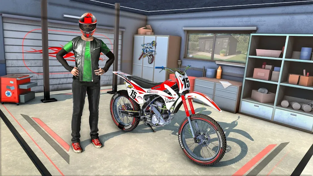 Bike Stunt Race Tricks Master  [МОД Unlocked] Screenshot 2