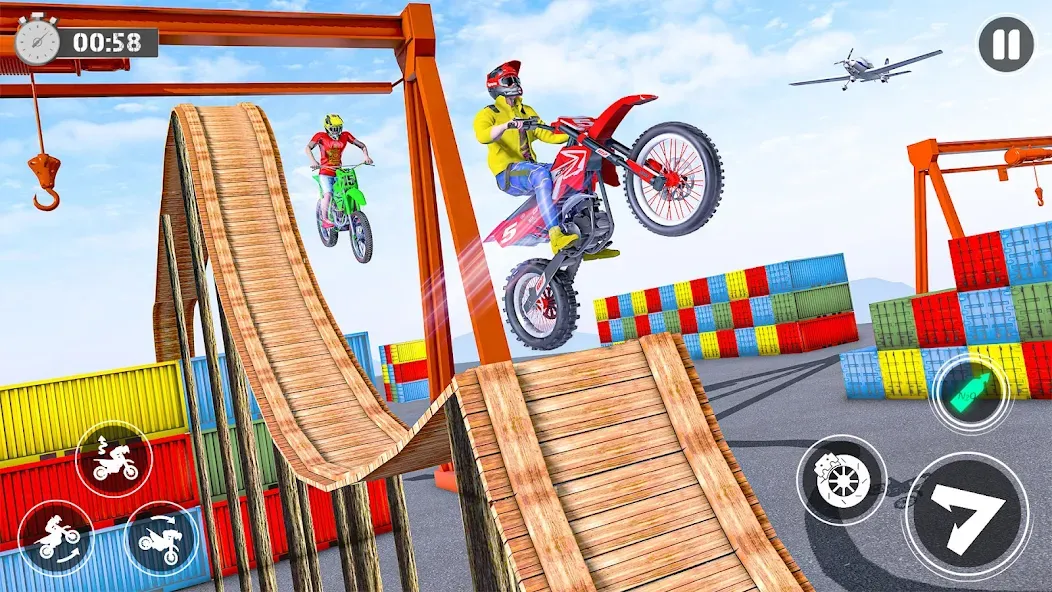 Bike Stunt Race Tricks Master  [МОД Unlocked] Screenshot 4