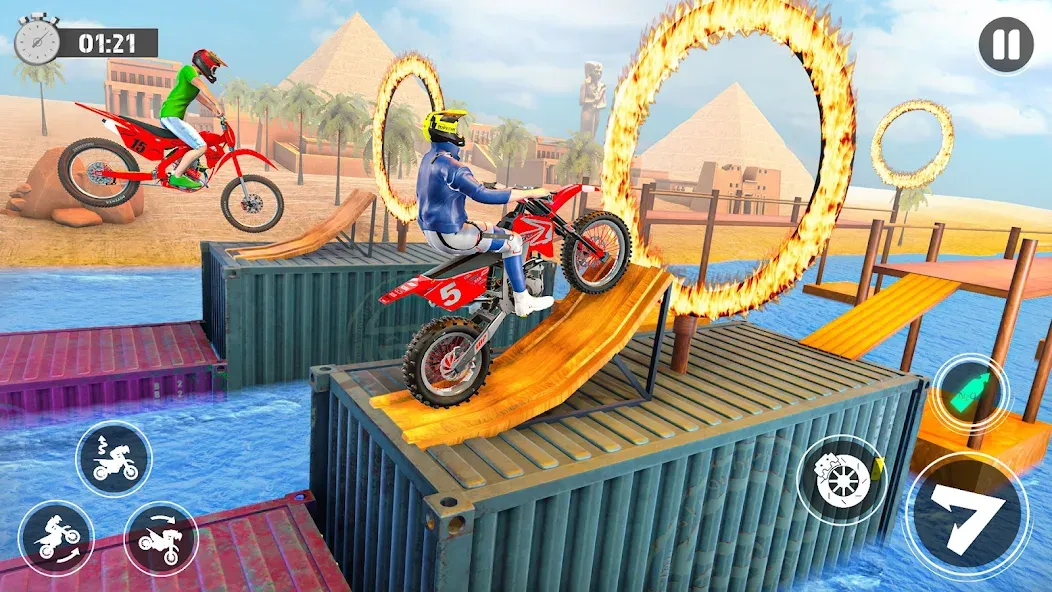 Bike Stunt Race Tricks Master  [МОД Unlocked] Screenshot 5