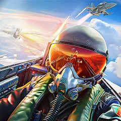 Взломанная Jet Fighter: Sky Combat 3D (Джет Файтер)  [МОД Бесконечные монеты] - полная версия apk на Андроид