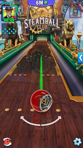 Bowling Crew — 3D bowling game  [МОД Бесконечные монеты] Screenshot 5