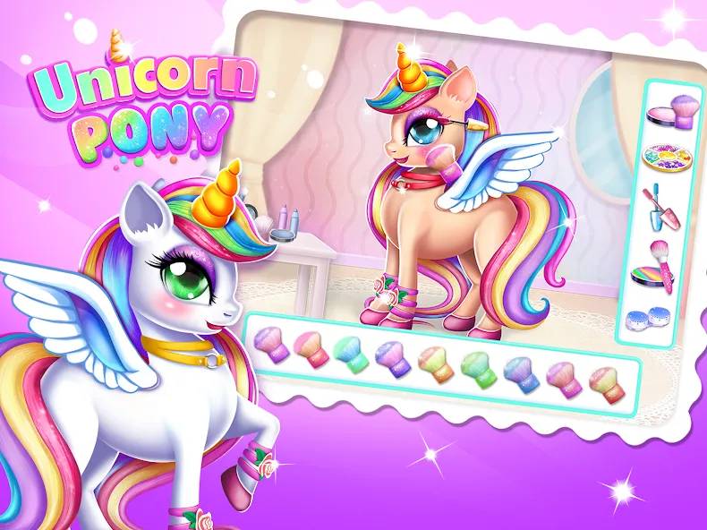 Unicorn Dress up Girls Game  [МОД Много денег] Screenshot 1