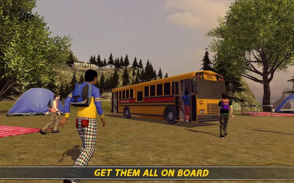 School Bus 16  [МОД Бесконечные монеты] Screenshot 3