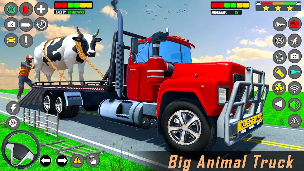 Animal Transport Driving Games (Домашний перевоз игры)  [МОД Много монет] Screenshot 1