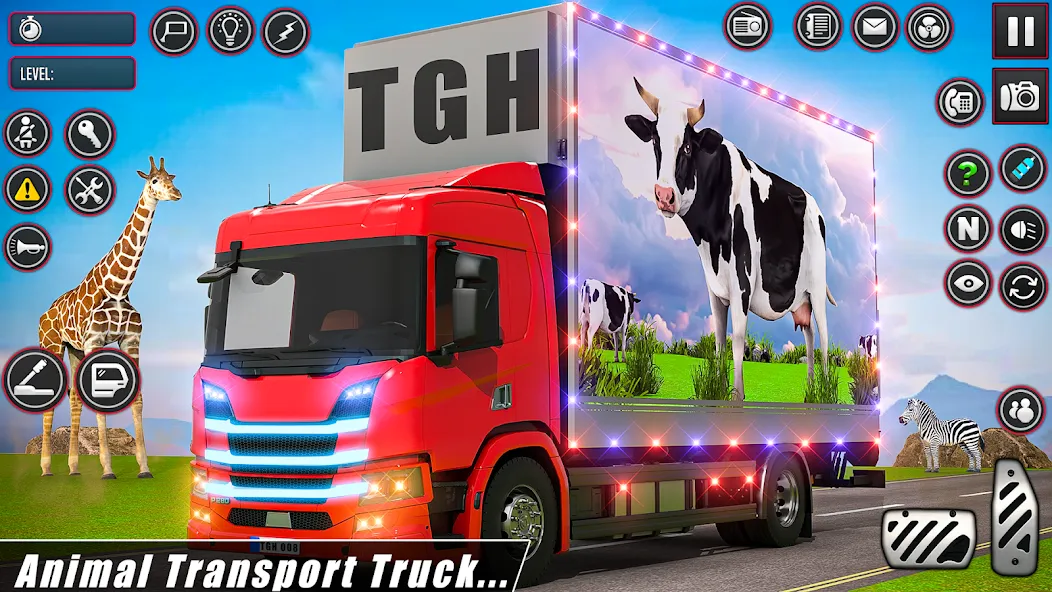 Animal Transport Driving Games (Домашний перевоз игры)  [МОД Много монет] Screenshot 4