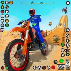 Взлом Bike Stunt Games Stunt Bike 3D (Байк стант рэмп игра Байк Джамп)  [МОД Все открыто] - полная версия apk на Андроид