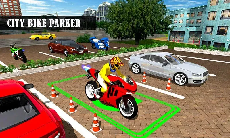 Bike Parking Moto Driving Game (Ларонг Парадахан нг Бисиклета)  [МОД Menu] Screenshot 1