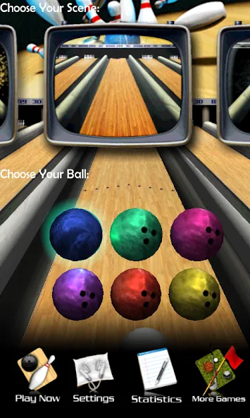 3D Bowling  [МОД Бесконечные монеты] Screenshot 1